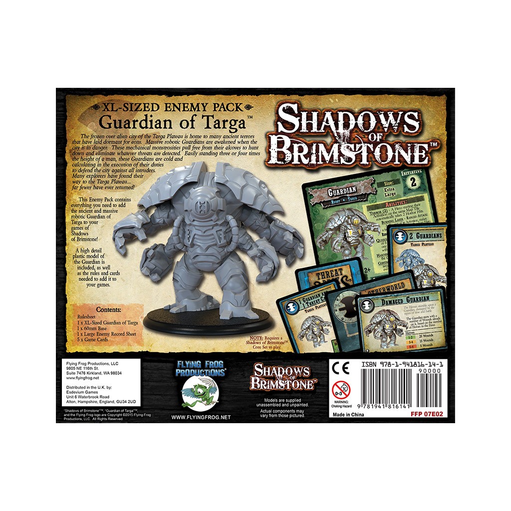 Shadows of Brimstone - Guardian of Targa XL Enemy Pack Expansion