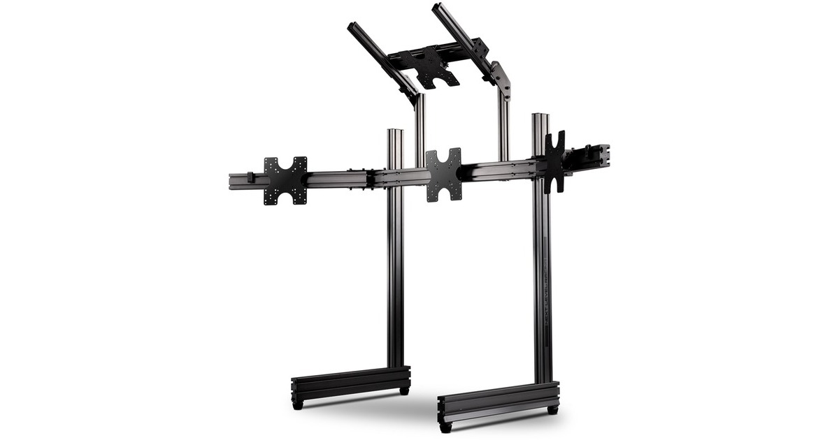 Next Level RacingElite Quad Monitor standaard  (Zwart)