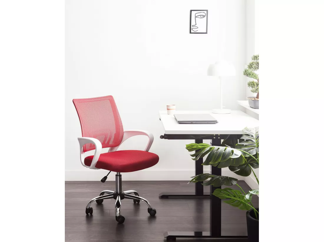 Chaise de bureau SOLID Rouge