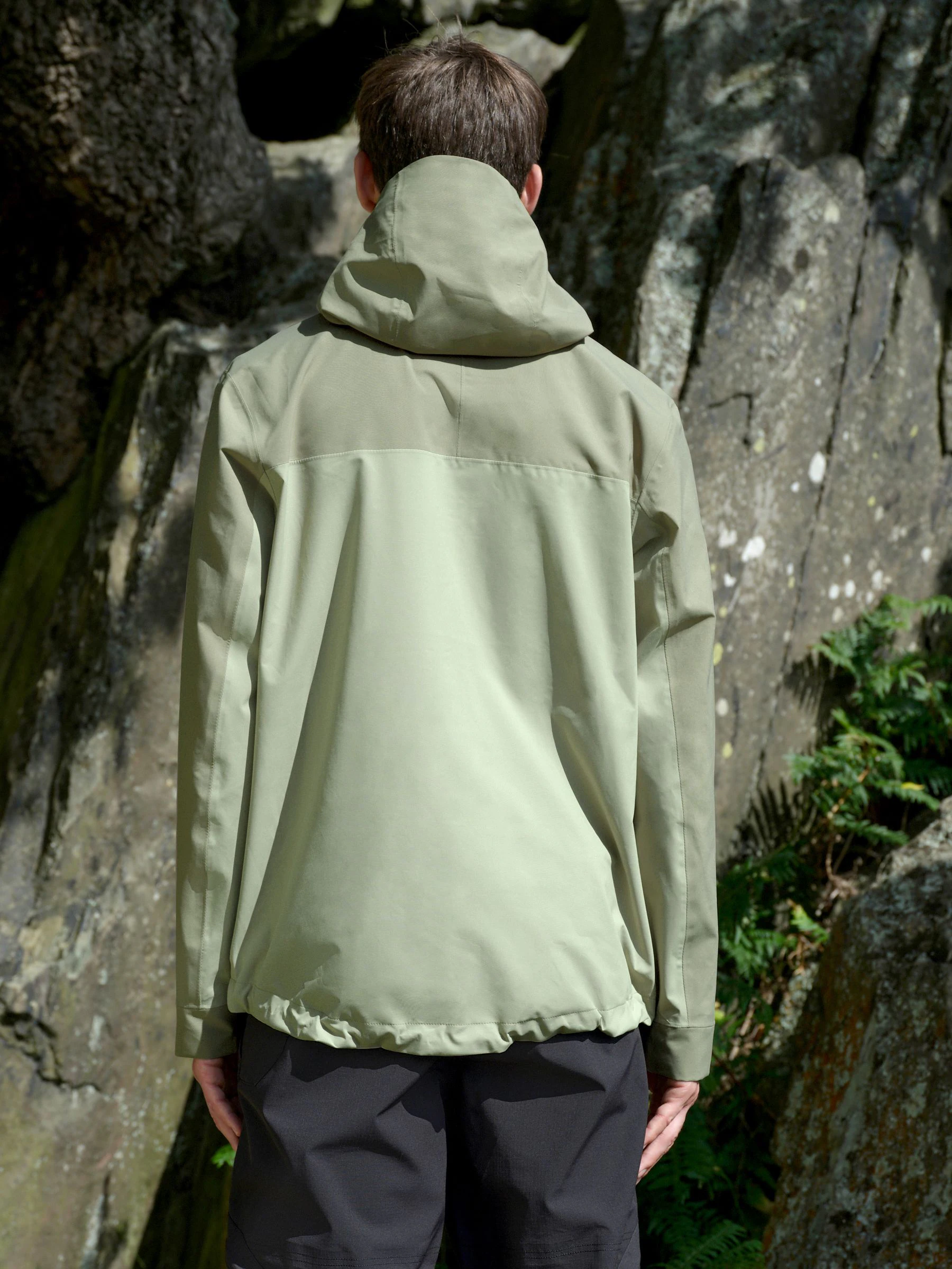 Grijs-groen - DryTech Waterproof Colourblock Anorak Jacket