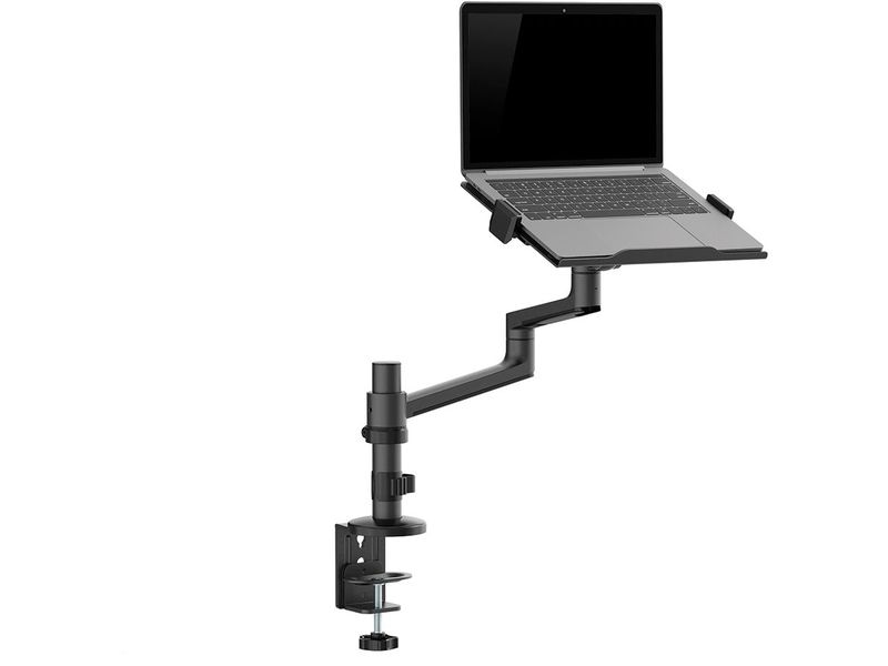 NEOMOUNTS Tischhalterung DS20-425BL1 bis 5 kg – Schwarz Full-Motion-Tischhalterung für 11.6-17.3