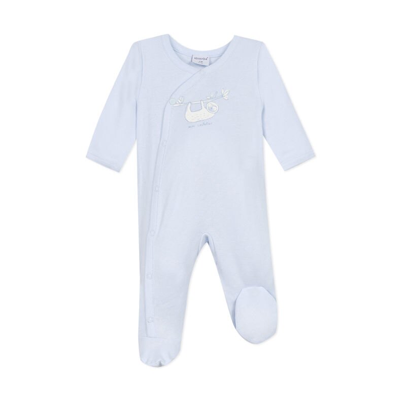 Dors-bien bébé bleu ciel en coton mixte Absorba Aucune nuance
