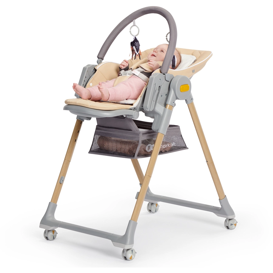 Kinderkraft Hochstuhl LASTREE grey