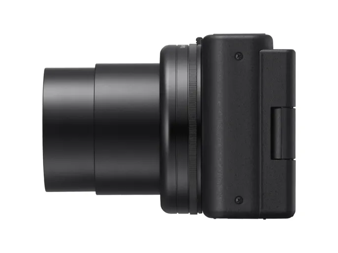 Sony VLOGCAM ZV-1A - Digitalkamera - kompakt - 20.1 MP - 4K / 30 fps - 2.7x optisk zoom - ZEISS - Wi-Fi, Bluetooth - sort