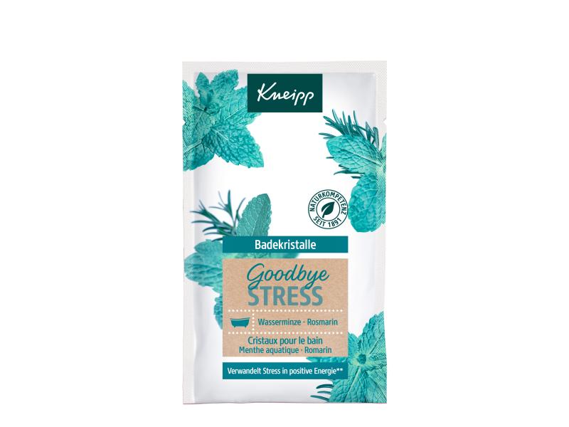 Kneipp Badesalz Goodbye Stress 60 g Natürliche Badekristalle mit ätherischen Ölen