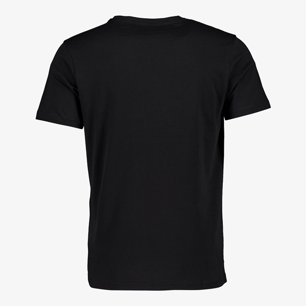 Unsigned heren T-shirt zwart met opdruk