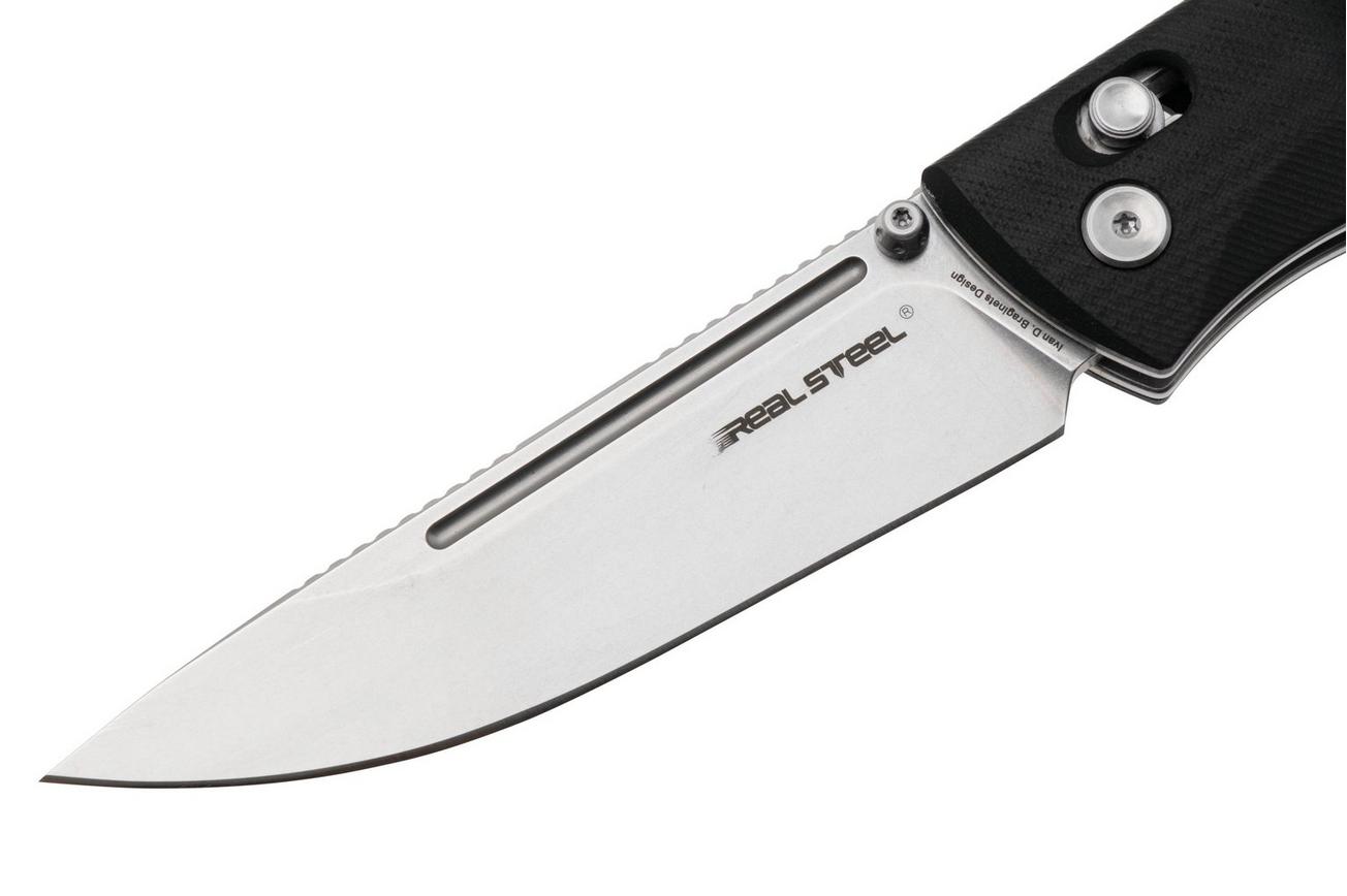 Real Steel Pathfinder FFG 7851BS, Stonewash, Black G10 zakmes, Ivan D. Braginets design