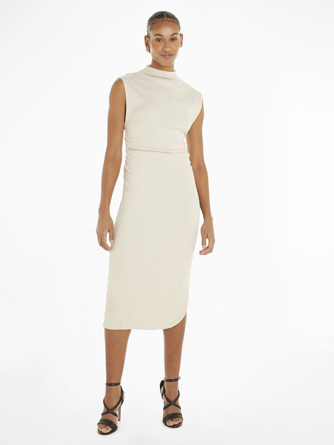 Calvin Klein Long mock neck dress Acf