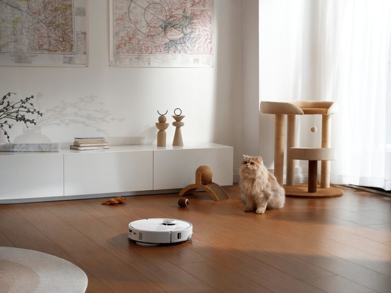 Roborock Saugroboter Qrevo Curv Weiss Roboterstaubsauger