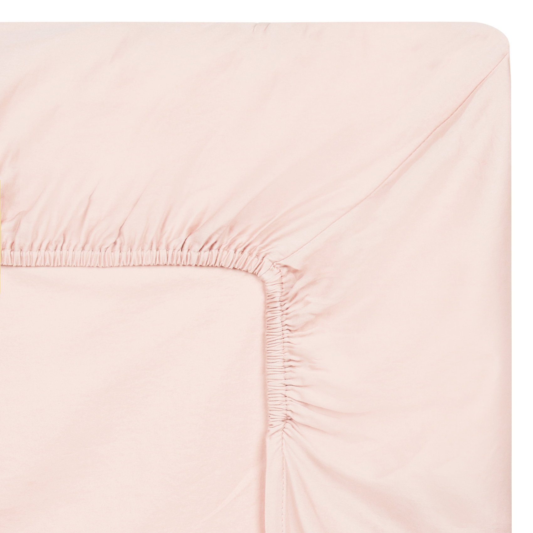 Drap housse en coton | Rose