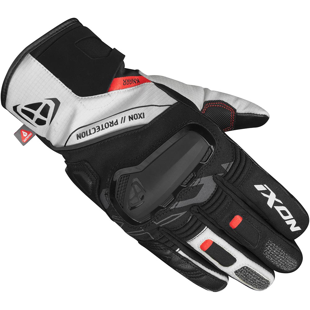 Ixon - Gants femme Pro Knarr Lady Noir / Gris Clair / Rouge