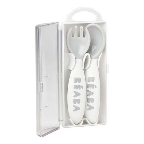 Set de 2 couverts ergo 2ème âge light mist - BEABA