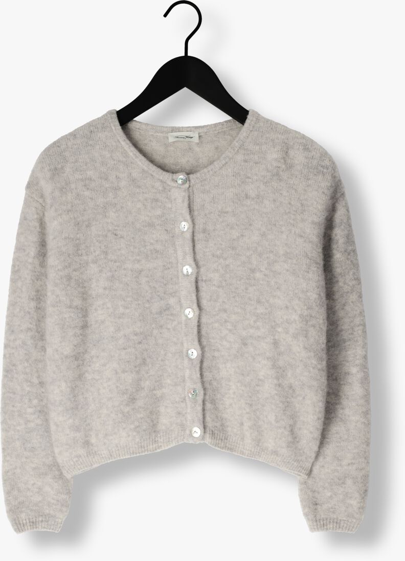 lichtgrijze american vintage vest vitow cardigan