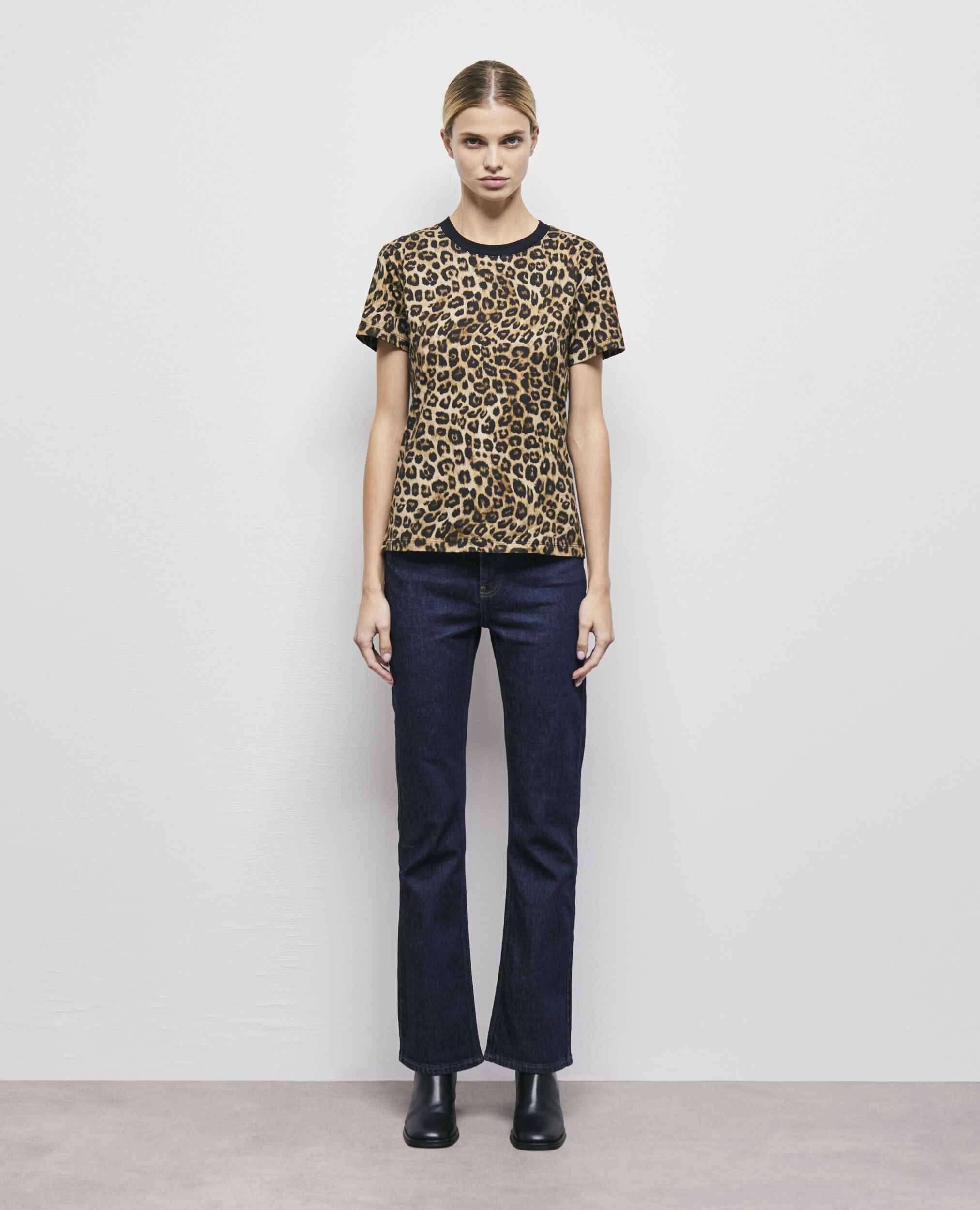 T-shirt léopard
