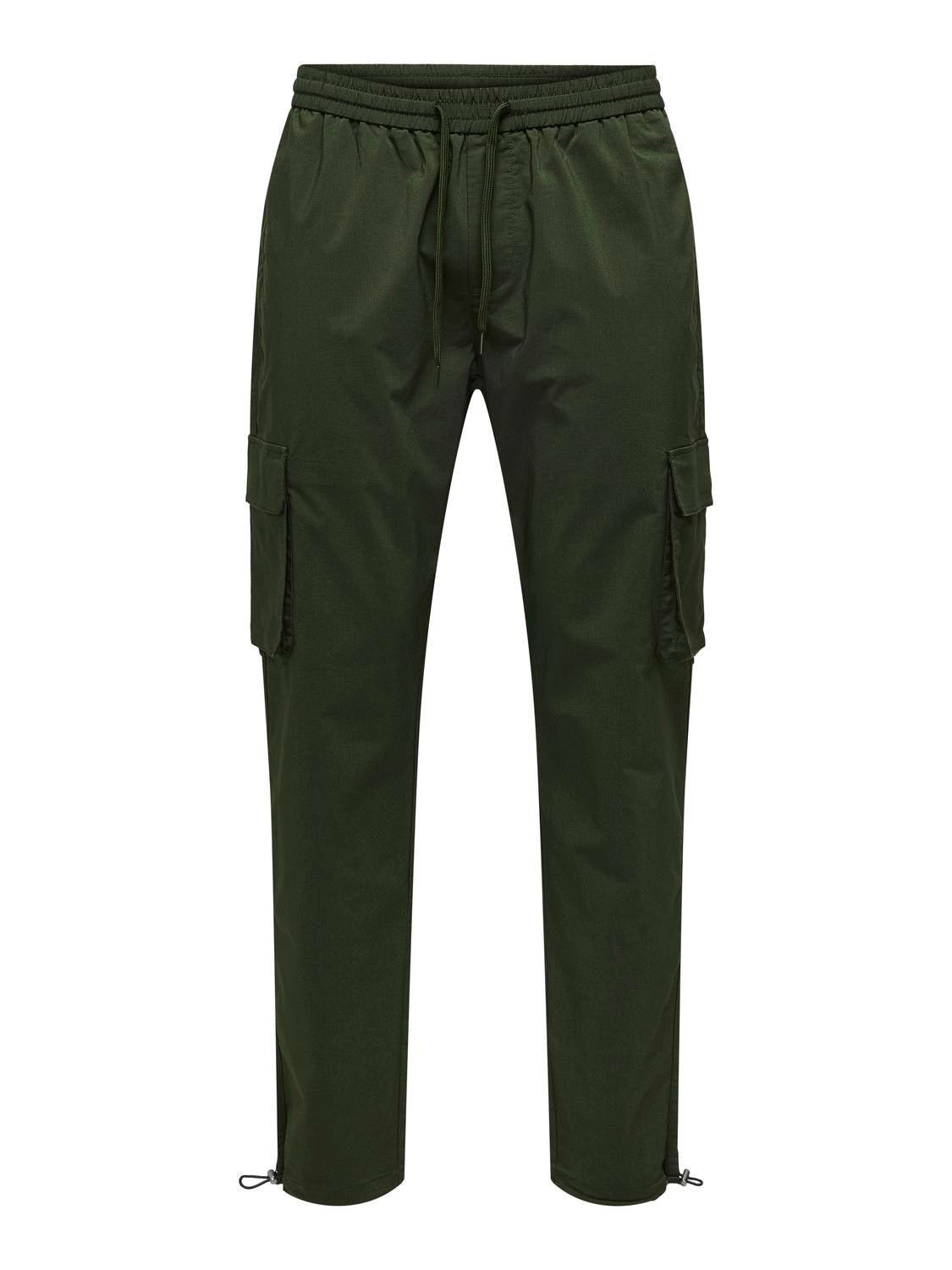 ONSCOMMON Slim Fit Cargo-Hose Rosin