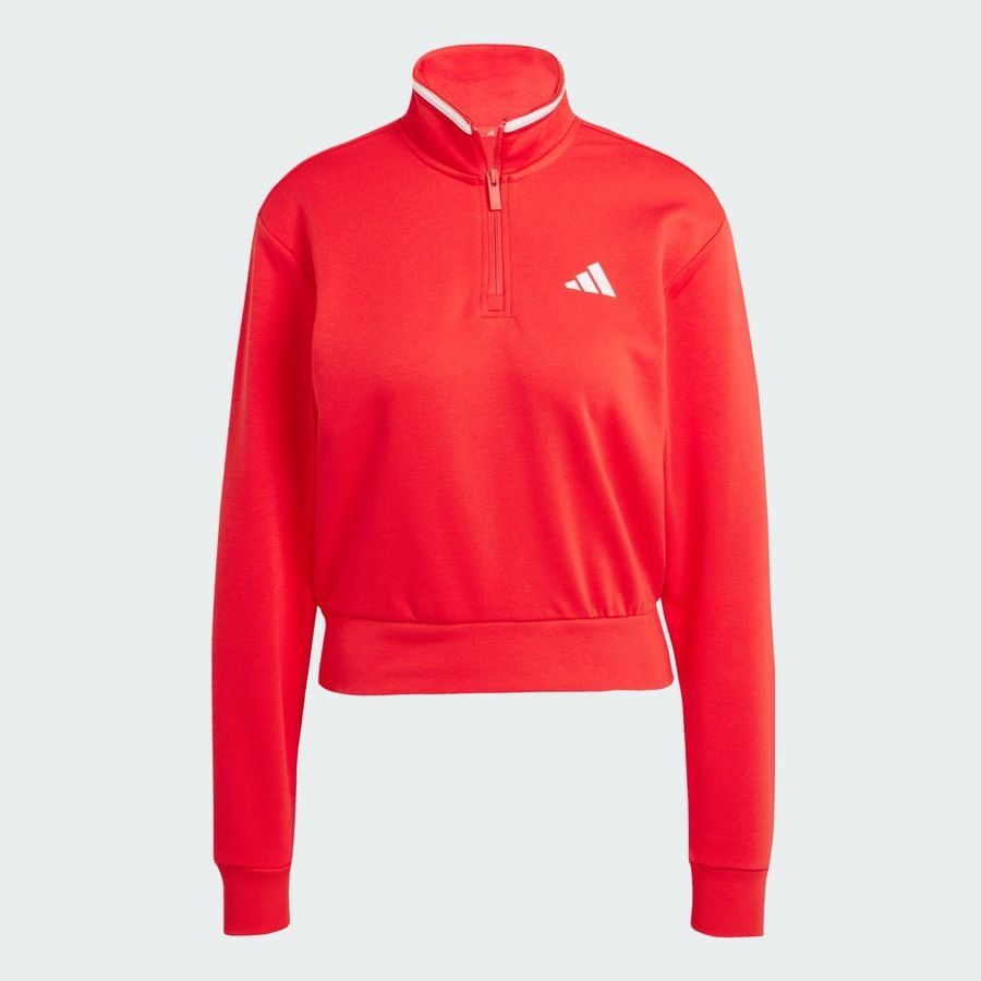 Adidas Veste de survêtement courte molleton à quart de zip Essentials Color Pop