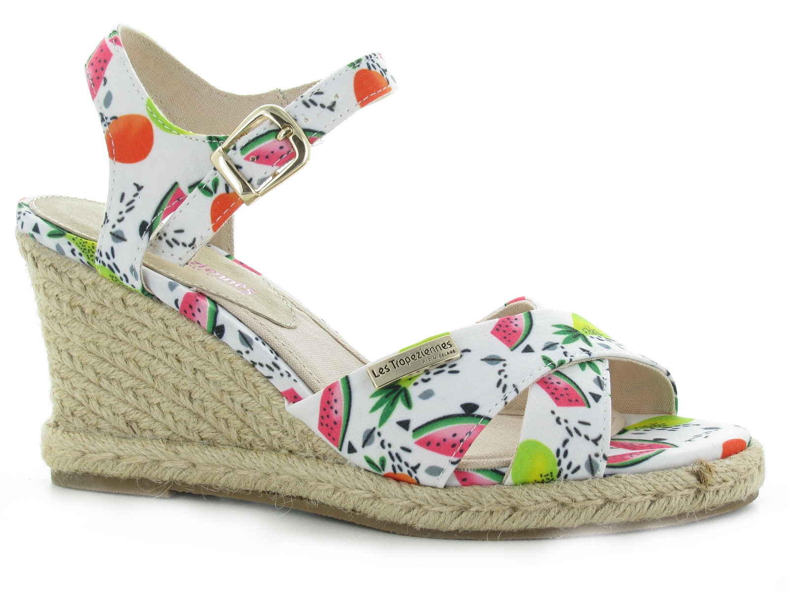 Les tropeziennes-MELON Textile Blanc multi
