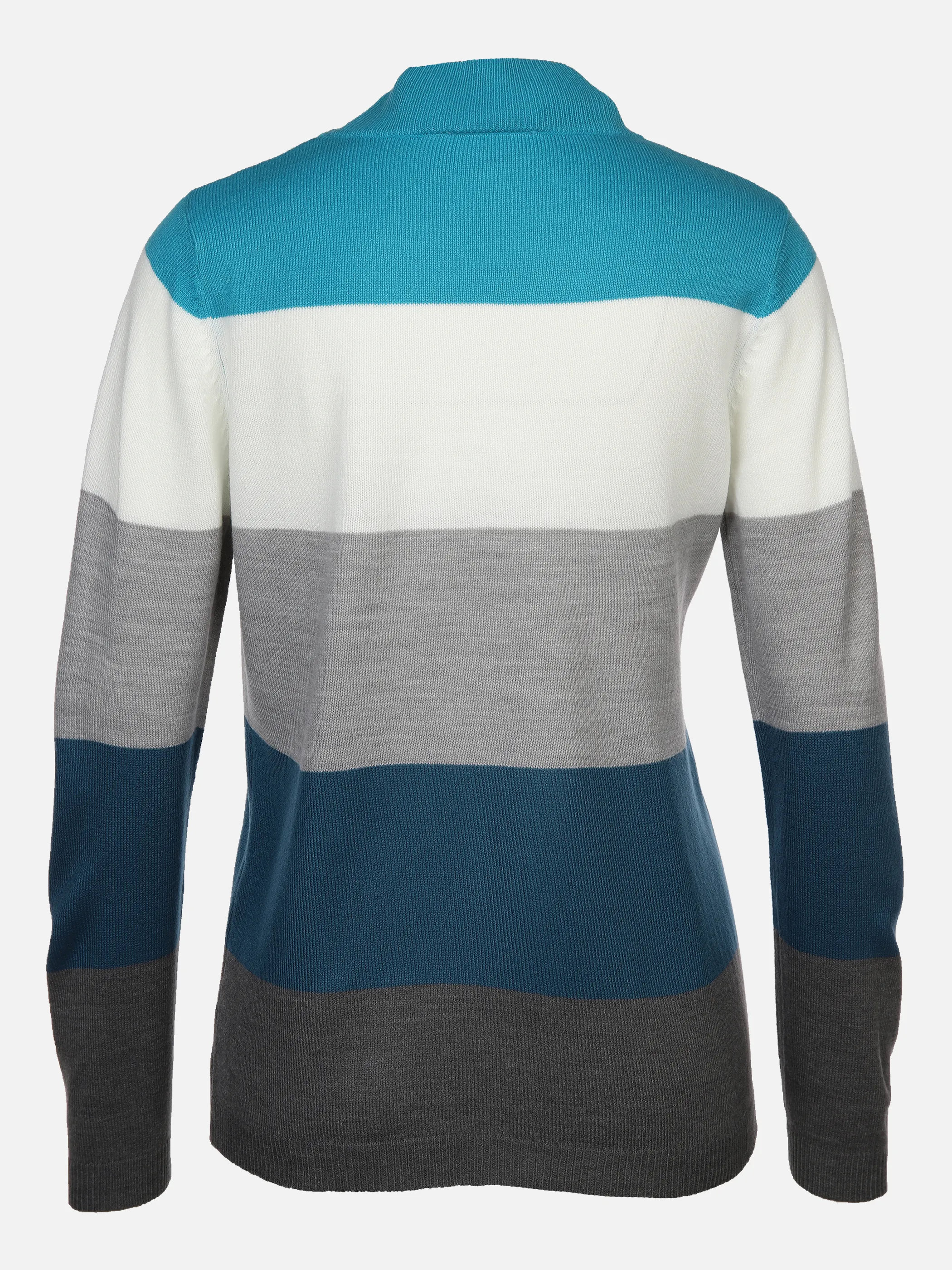 Damen Stehkragenpullover mit Streifen