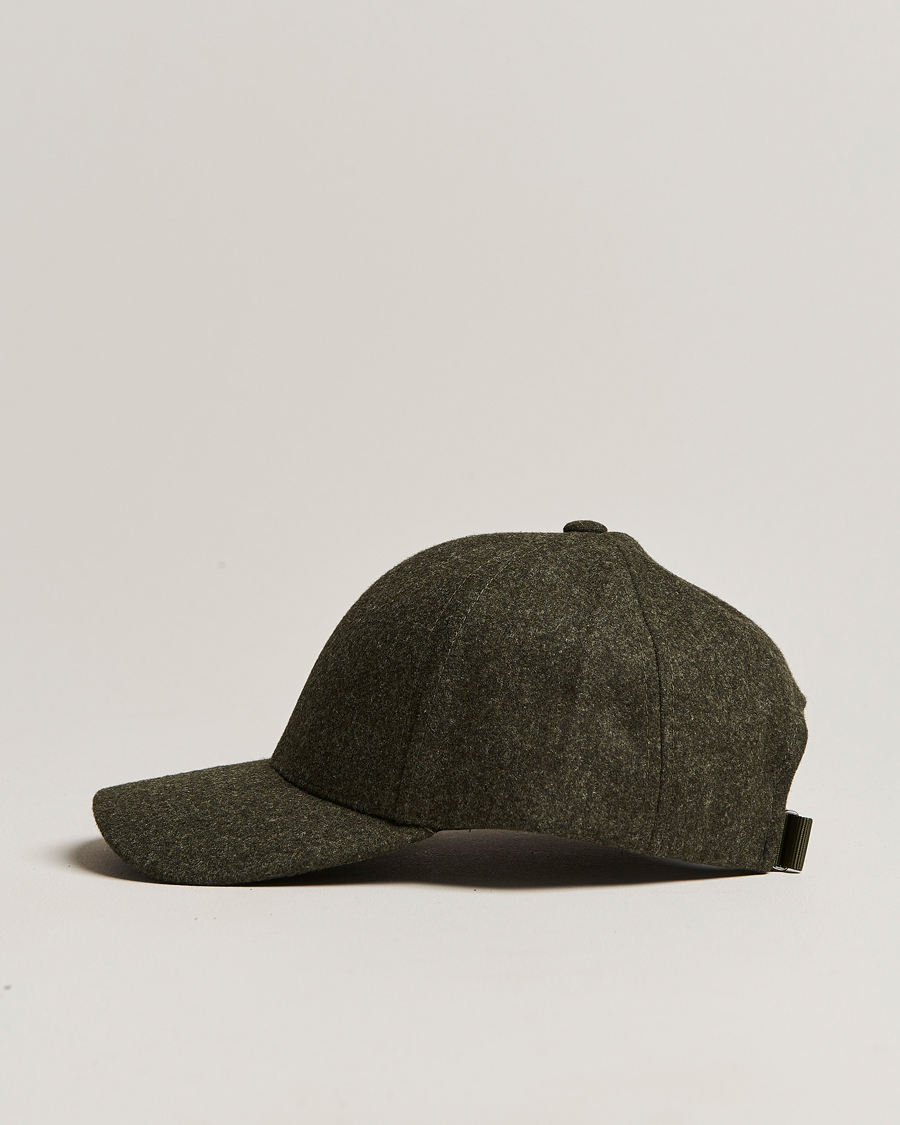 Varsity Headwear Flannel Baseball Cap Forest Green