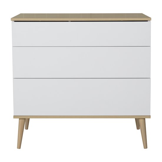 Flow commode 3 tiroirs   White & Oak        de               Quax