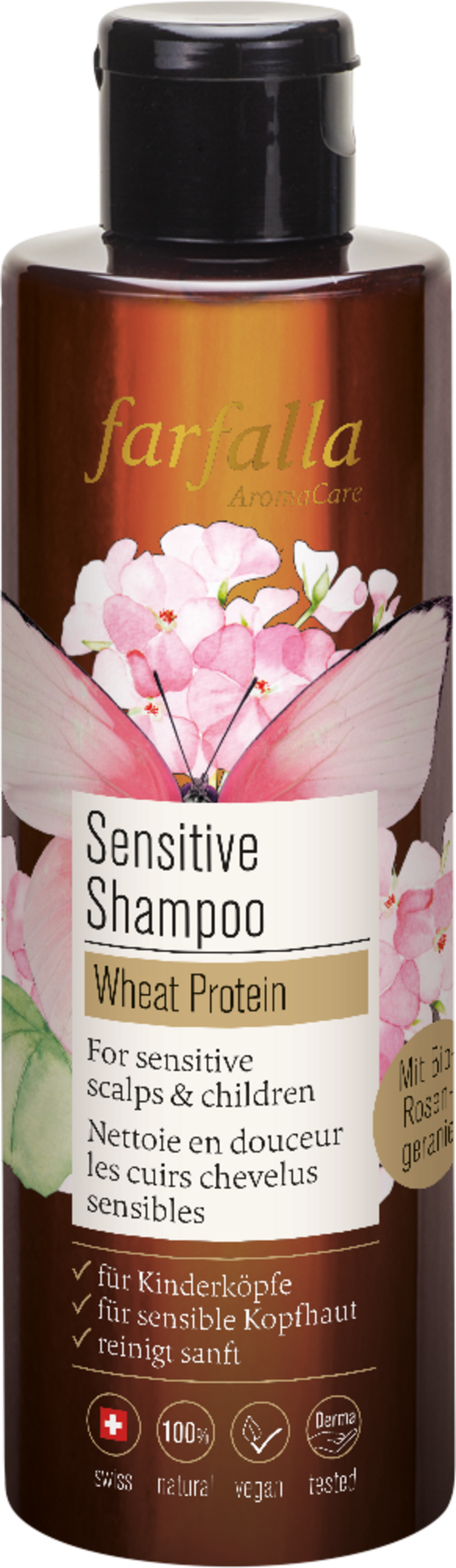 farfalla  Wheat Protein Sensitive Shampoo, 200 ml