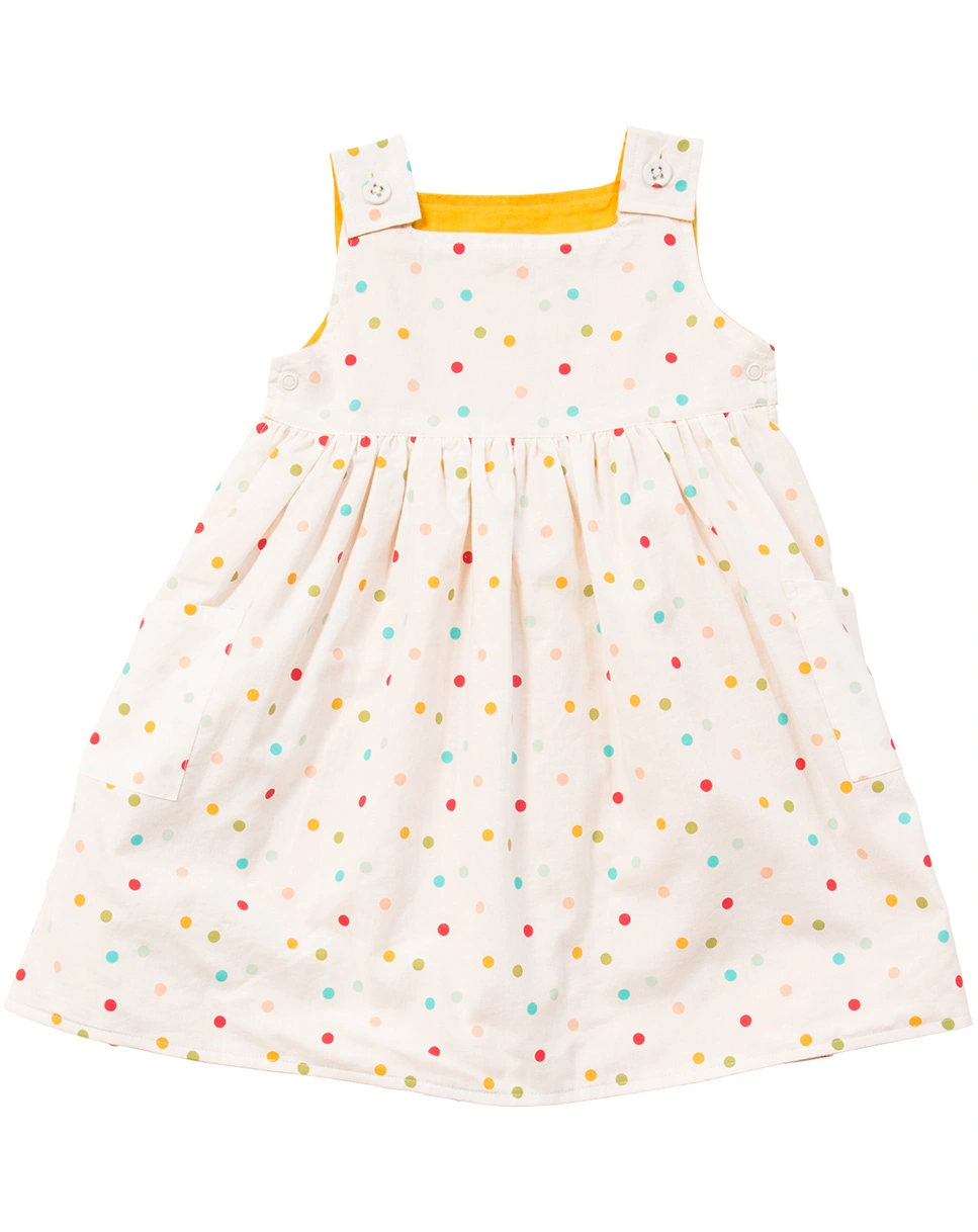 Wende-Trägerkleid RAINBOW SPOTS in bunt