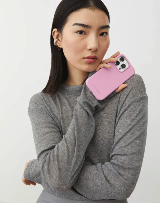 iPhone 16e / 15 / 14 / 13 MagSafe Silikon Hülle Case Recycled (IDSICMS-I2361S-498) - Bubblegum Pink