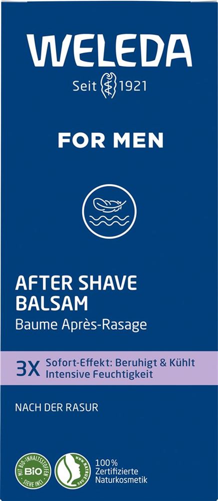 Weleda FOR MEN After Shave Balsam<br>100 ml, Glasflasche, Balsam, (n)