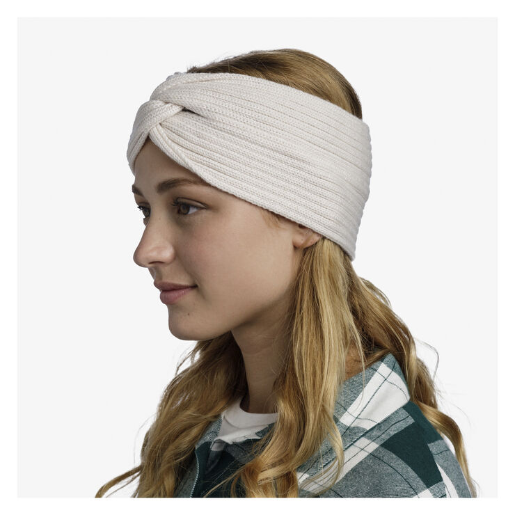 Buff Buff Norval Knitted Headband Ice Hvid
