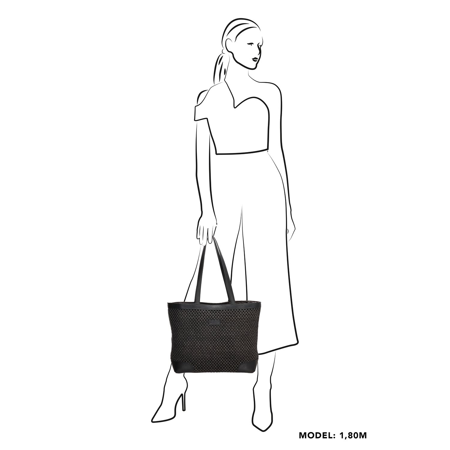 PE Florence Natural Life Shopper groen