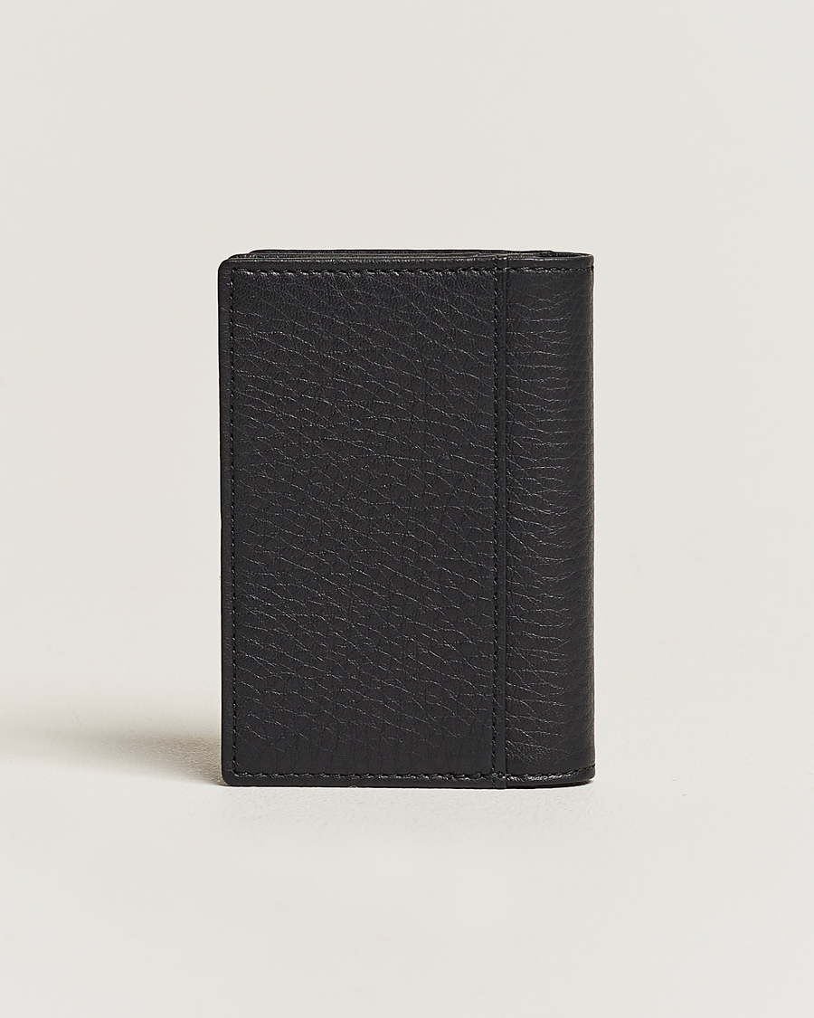 Canali Grain Leather Billfold Black