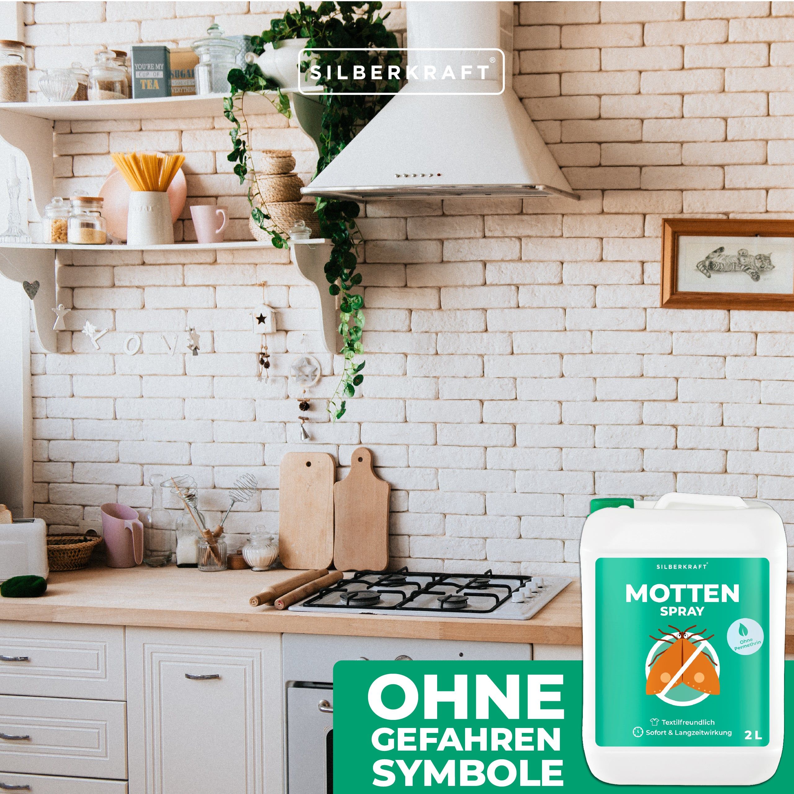 SILBERKRAFT Mottenspray
