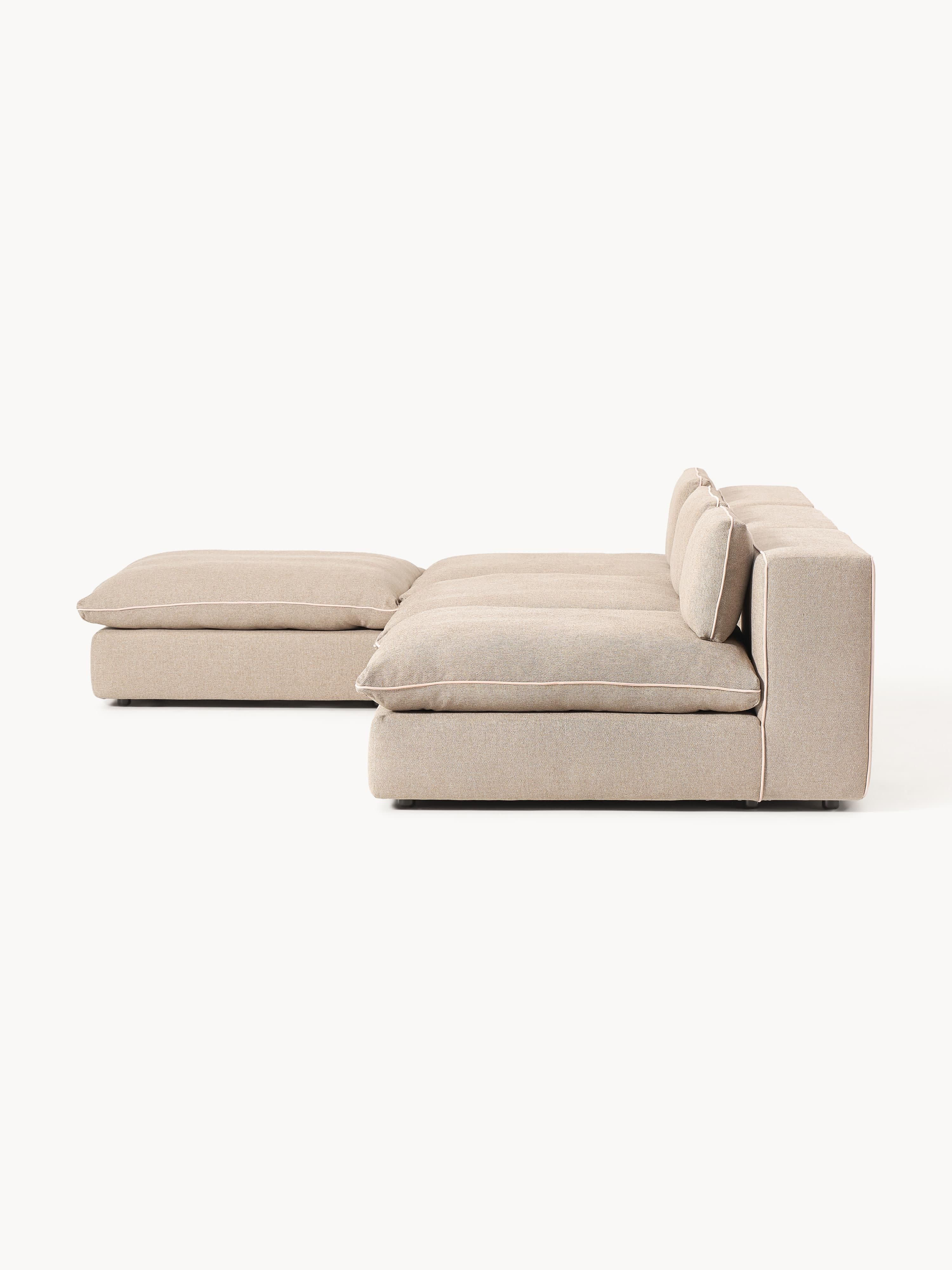 XL modulaire bank Felix met poef (links/rechts)