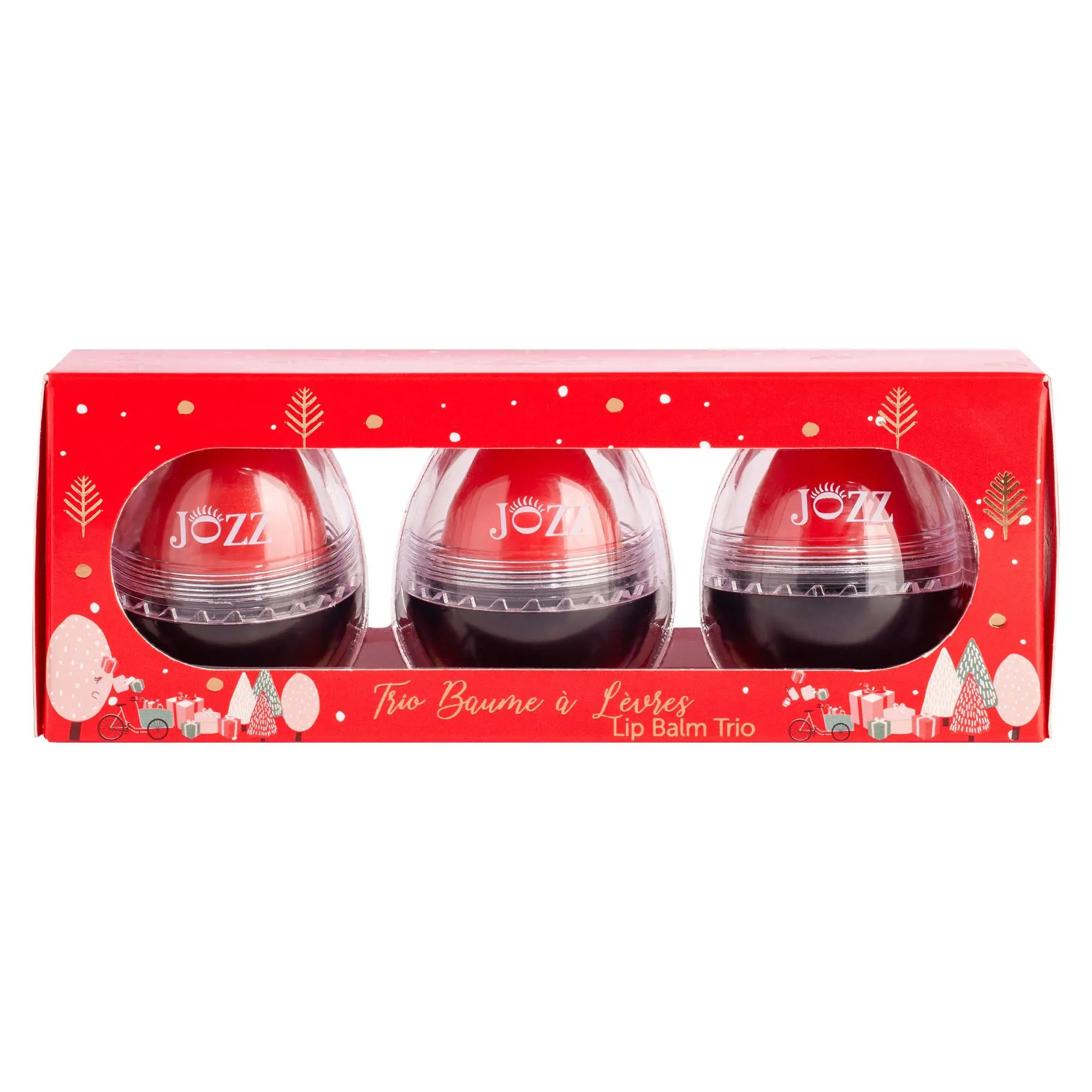 Jozz Beauty - Trio Baumes à Lèvres 3 Baumes à Lèvres Hydratants- Femme