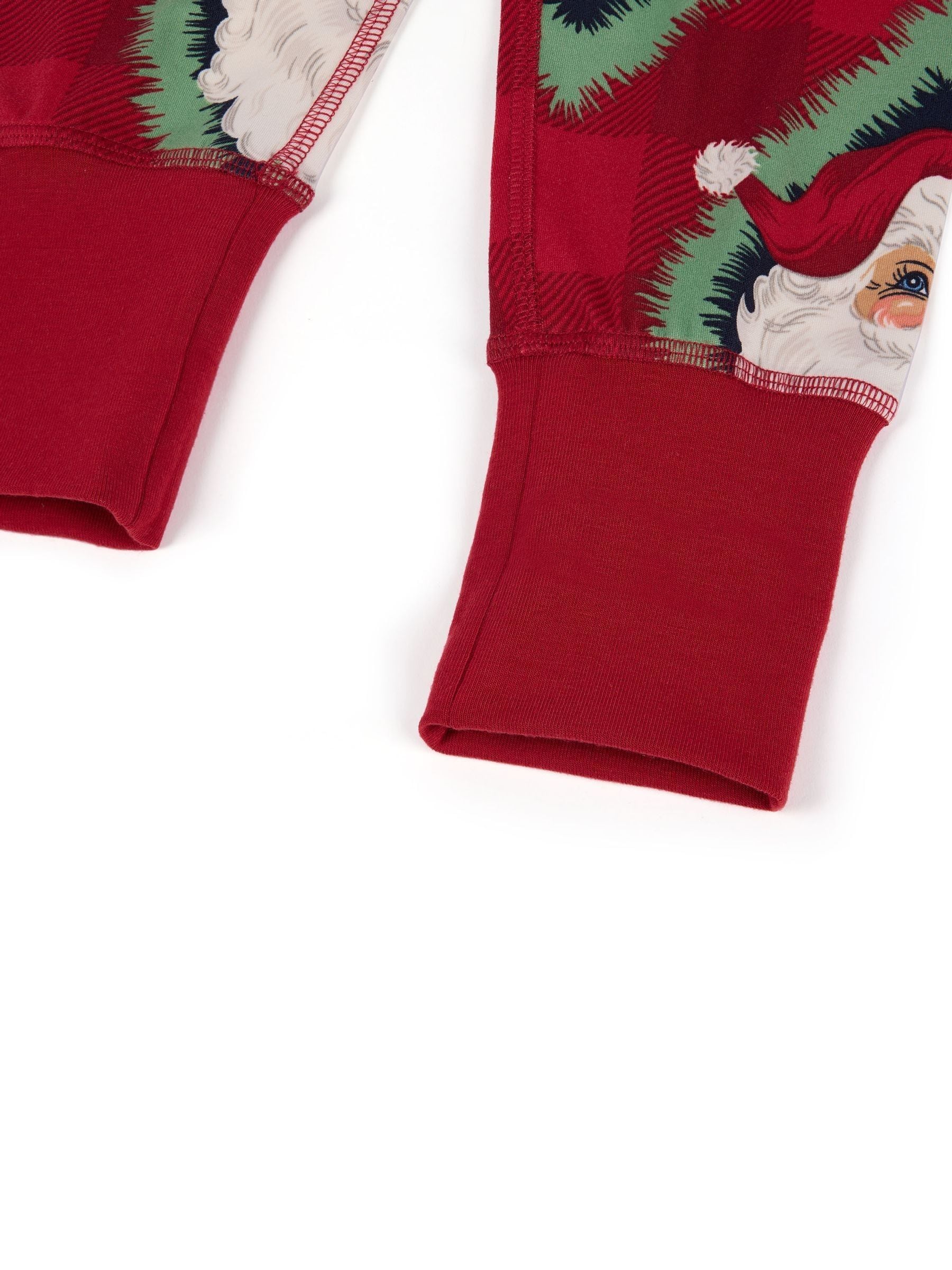 Chelsea Peers Christmas Jolly Santa Print Long Pyjamas Set