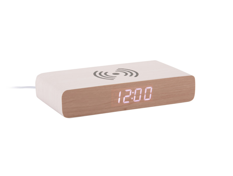 Alarm Clock Retro Flat LED KA6039OR Bright orange