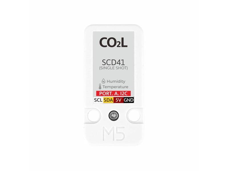 M5Stack Temperatur- & Feuchtigkeitssensor CO2L Misst CO2-Konzentration, Temperatur und Luftfeuchtigkeit