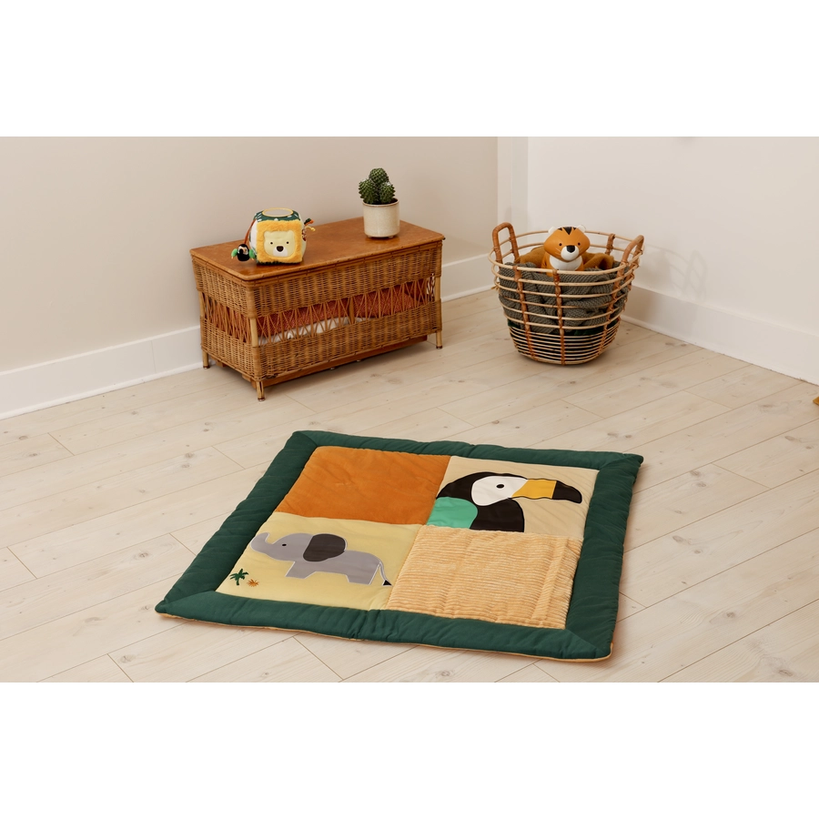 Little Big Friends Patchwork Spielmatte  - Dschungel