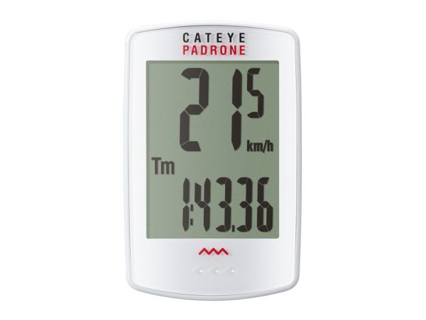 Cateye Padrone Trådløs Cykelcomputer, White