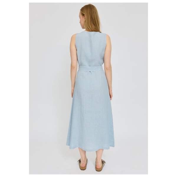 Mazine - Women's Sleeveless Linen Maxi Dress - Robe