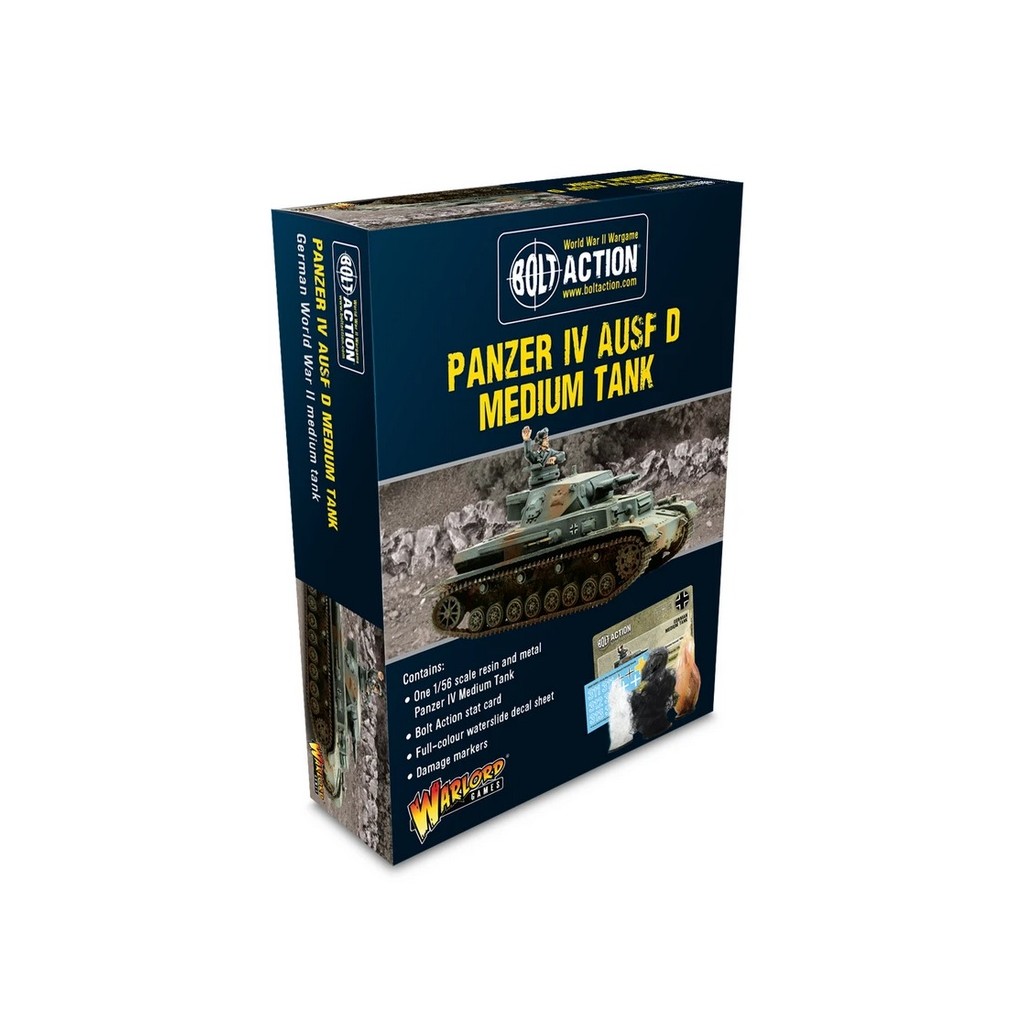 Bolt Action - German Panzer IV Ausf D Medium Tank