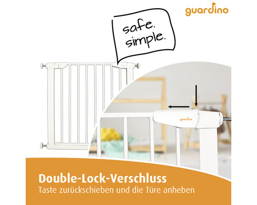 Klemrooster Reer Guardino Double-Lock breedte 750-810 mm
