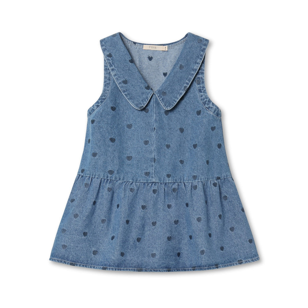Køb Fliink Light Denim Blue Donna Denim Spencer Kjole