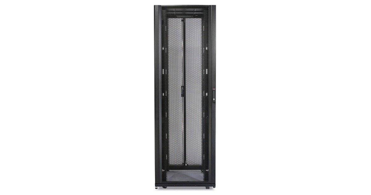 APCNetShelter SX 48U met zijpanelen, breed server rack  (Zwart, 750 x 1070 x 2258mm)
