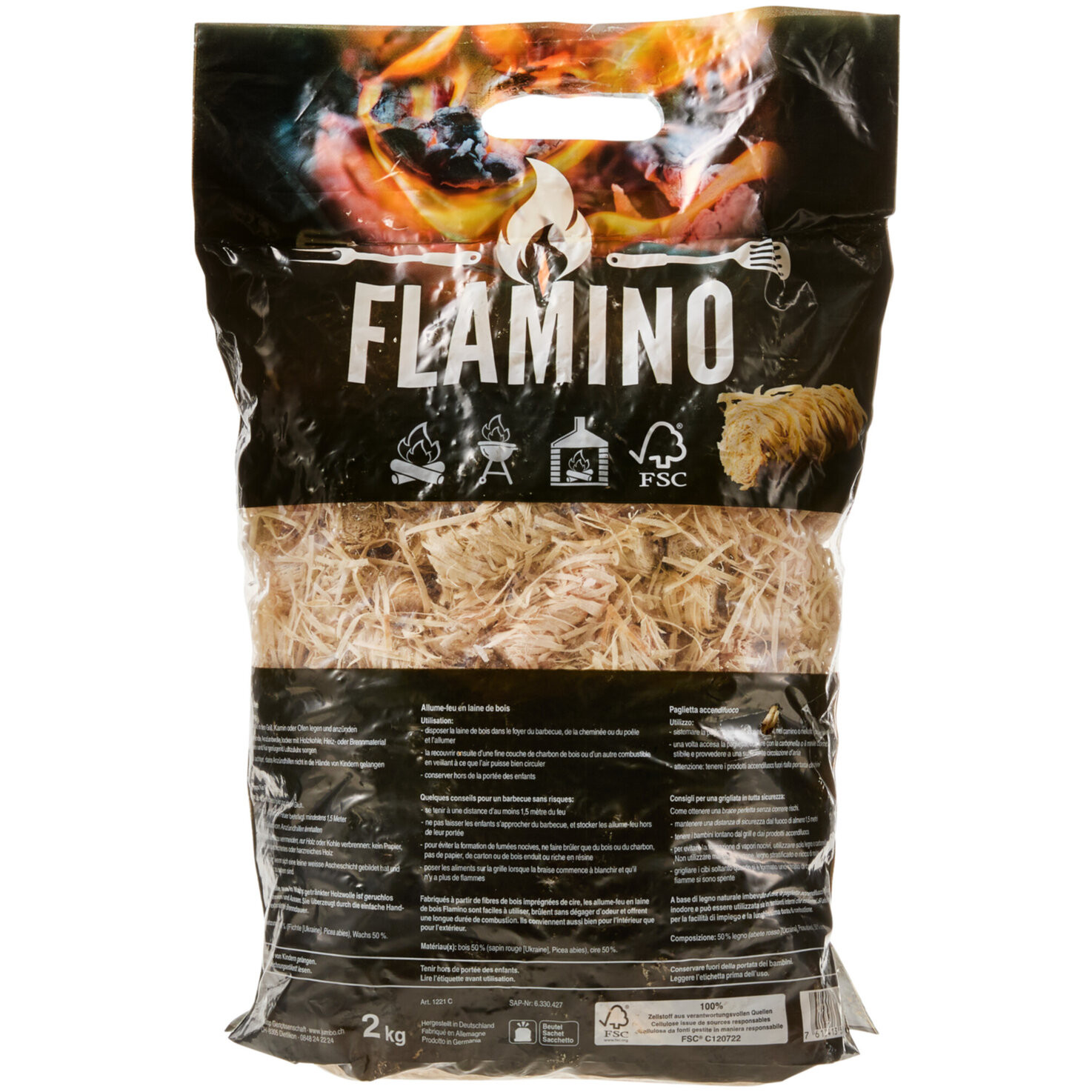 Flamino Anzündwolle 2kg