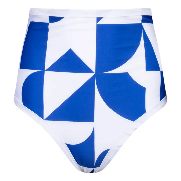 Juillet Juillet Bas de Maillot de Bain Matière Recyclée Géométrique - Collection Femme | Bleu
