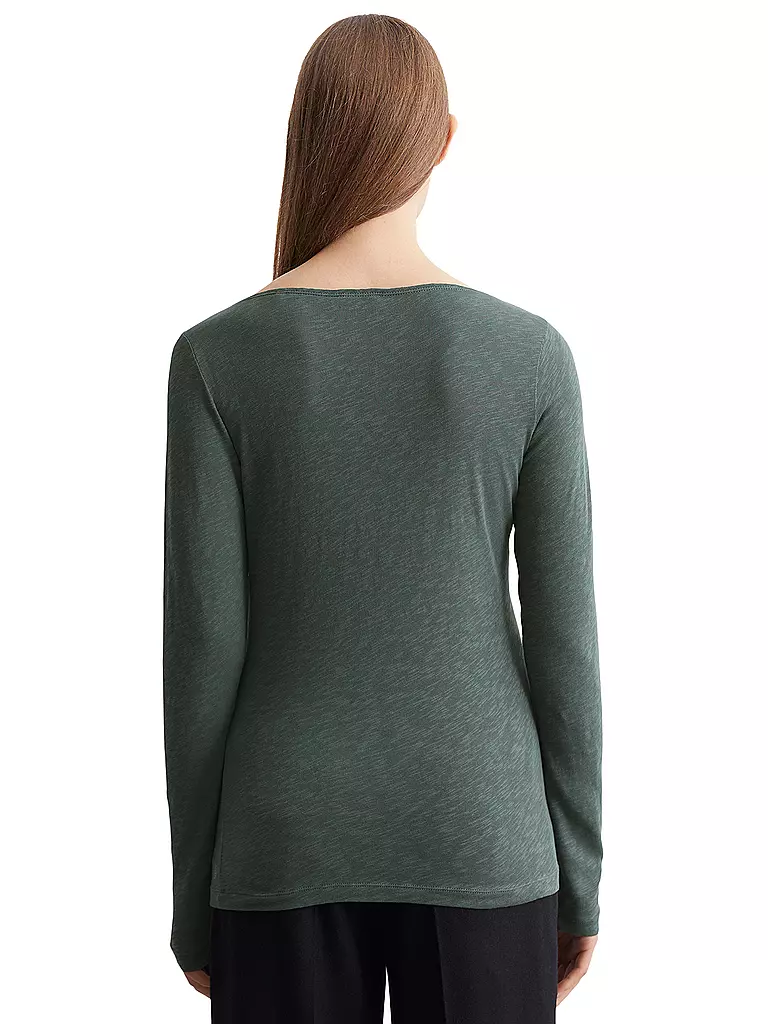 MARC O'POLO Langarmshirt  dunkelgrün