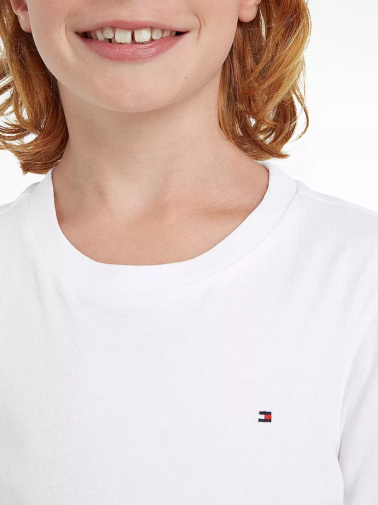 TOMMY HILFIGER Jungen T-Shirt weiss