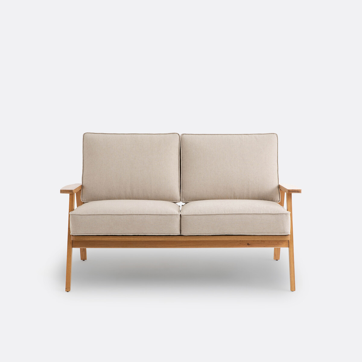LA REDOUTE INTERIEURS<br>Sofá de algodão/linho, 2 lugares, Watford