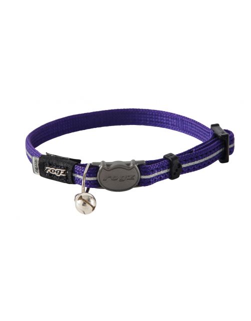 Rogz Alleycat Halsband Paars - Kattenhalsband